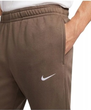 Spodnie Dresowe Męskie Brązowe Nike Jogger Club Fleece 716830-004 r. XL