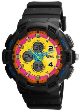 Młodzieżowy Zegarek OCEANIC LCD + Wskazówki