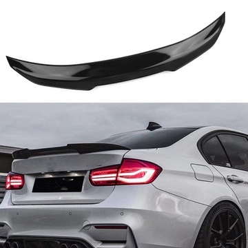 LOTKA SPOJLER BMW F30 2012-2018 M LOOK CZARNY POŁYSK Spoiler M Pakiet