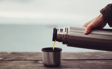 ТЕРМОКРУЖКА ALANO элегантная нержавеющая сталь 1000мл СЕРАЯ ODELO