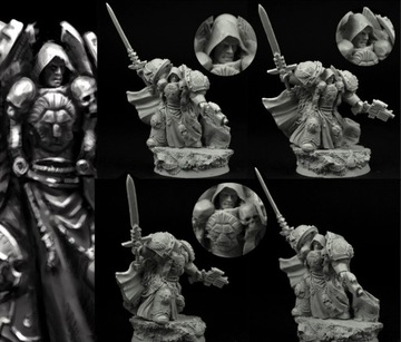 Figurka Lion SF Knight + Podstawka 28mm Scibor 28SF0130 Space Marines W40K