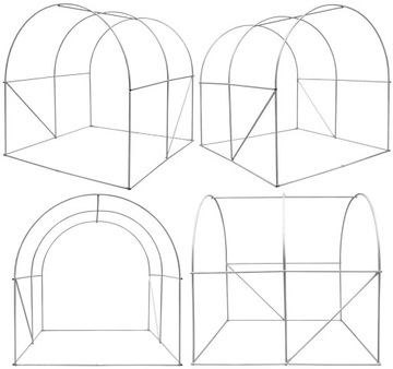 САДОВАЯ ТЕПЛИЧНАЯ ТУННЕЛЬ ДЛЯ ПОМИДОРОВ И ОВОЩЕЙ 2х2м ФОЛЬГА 4м2