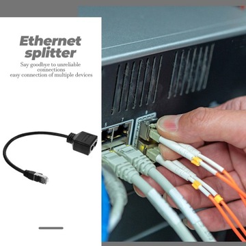 Сеть Lan с разветвителем Ethernet от 1 до 2