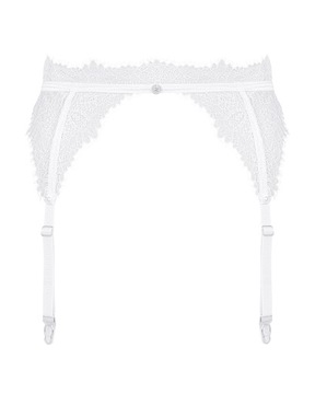 Bielizna-Bianelle pas do pończoch biały L/XL