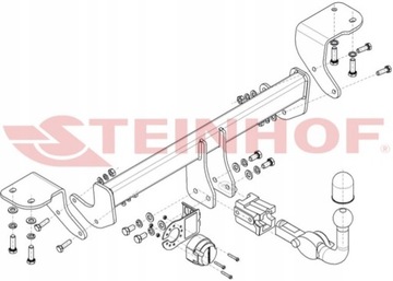 AUTOMAT ZAŘÍZENÍ(HÁK) TÁŽNÝ TOYOTA AURIS HYBRID KOMBI