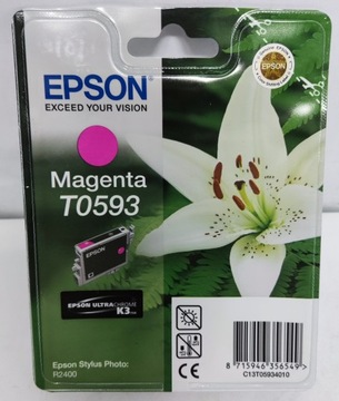 Tusz Epson T0593 Magenta C13T05934010 08.2012