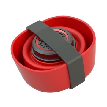 YZSY Bluetooth-колонка SALI, 1.0, 3 Вт, красная, регулировка громкости, складная