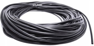 WĘŻYK WĄŻ GUMOWY PRZEWÓD GUMOWY 2/5,5 MM fi 2mm