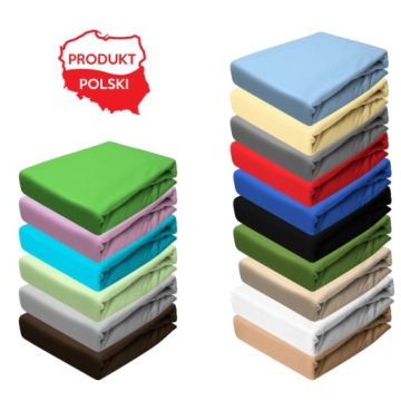 Простыня на резинке 120x200 100% хлопок JERSEY толстый польский белый