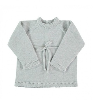 Petit Oh! Sweter dzianinowy z kokardką r. 50