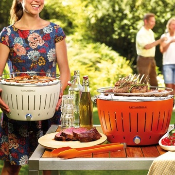 БЕЗДЫМНЫЙ УГОЛЬНЫЙ ГРИЛЬ LOTUSGRILL ПОРТАТИВНЫЙ СОВРЕМЕННЫЙ СТАНДАРТ ПЛЮС СУМКА