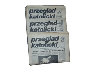 PRZEGLĄD KATOLICKI zestaw 38 numerów z 1987r