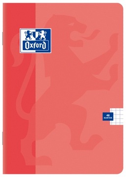 Zeszyt Oxford Sweet A6 48 kartek kratka koralowy