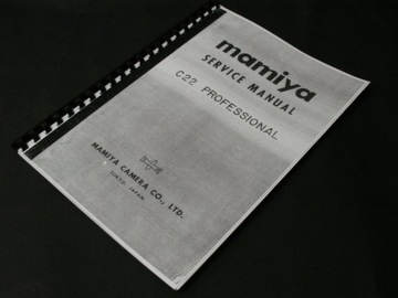 SERWISÓWKA Mamiya C22 Service Manual UNIKAT!