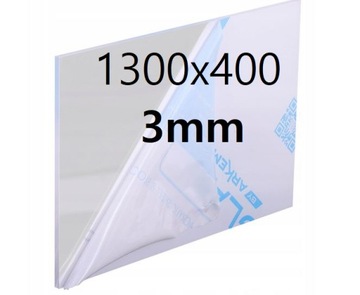 PLEKSI /PLEXI / PLEKSA / PLEXA BEZBARWNA na wymiar 1300x400x3mm AKRYL PŁYTA