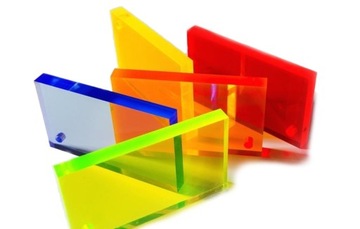 Plexi fluo Plexa Plexi BLUE Оргстекло 20X30см устойчивое к перепадам температуры