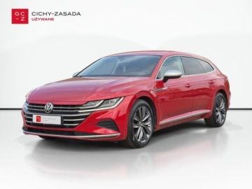 Volkswagen Arteon Fastback Facelifting 2.0 TDI SCR 150KM 2021 Volkswagen Arteon Shooting Brake HAKFaktura VAT Grzana kanapa Full LED Vir