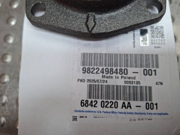 9822498480, USZCZELNIACZ Antriebswelle LEWEJ 9822498480 DUCATO BOXER JUMPER 2.3 HDI MJET 14 | thumb 3