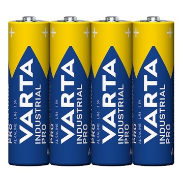 Ultramocne Baterie Alkaiczne VARTA Industrial Pro LR06 AA 1,5V zestaw 4szt