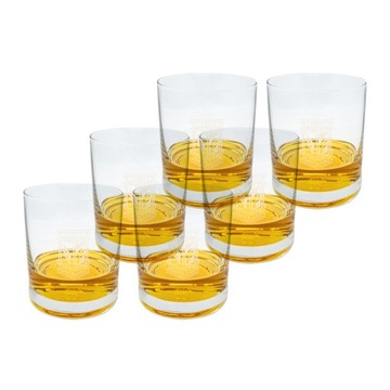 ZESTAW SZKLANEK DO WHISKEY LECH POZNAŃ 6 SZT.