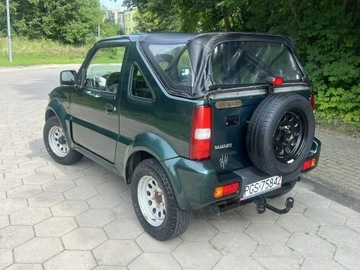 Suzuki Jimny III Cabrio 1.3 i 16V 4WD 80KM 2003 Suzuki Jimny Cabrio Zarejestrowany Benzyna 4x4, zdjęcie 3