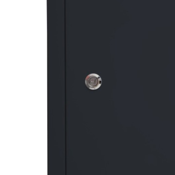 ГАЗОВАЯ ДВЕРЬ АНТРАЦИТ МАТОВАЯ 40x40