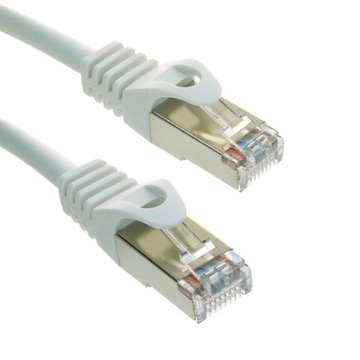 Kabel internetowy Patchcord kat.6 | 5m | Lanberg FTP RJ45 | biały