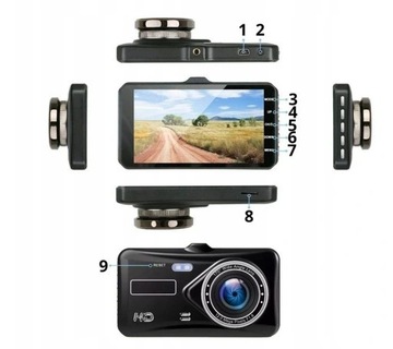 СЕНСОРНЫЙ ВИДЕОРЕГИСТРАТОР МенюPL ВИДЕОРЕГИСТРАТОР КАМЕРА ЗАДНЕГО НАПРАВЛЕНИЯ