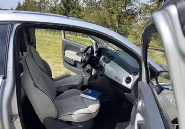 Fiat 500 II Hatchback 3d 1.2 69KM 2009 Fiat 500 KLIMATYZACJA, panorama, ZAERO KOROZJI udokumentowany przebieg,, zdjęcie 5