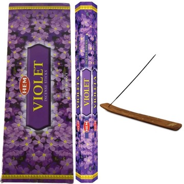 Indyjskie Kadzidełka Kwiat Fiołek Violet 20Szt HEM