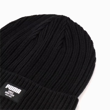 CIEPŁA SPORTOWA CZAPKA ZIMOWA DAMSKA PUMA RIBBED CLASSIC BEANIE