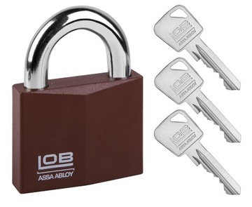 kłódka Lob KW01 + 3 klucze