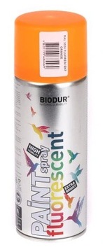 BIODUR EMALIA FLUORESCENCYJNA POMARAŃ SPRAY 400ML