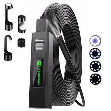 ENDOSKOP KAMERA INSPEKCYJNA 3.5M USB WIFI 8MM HD LED TELEFON PC ANDROID IOS