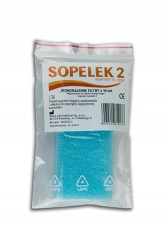 Jednorazowe filtry do aspiratora Sopelek 10 sztuk