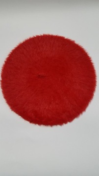 beret czerwony angora
