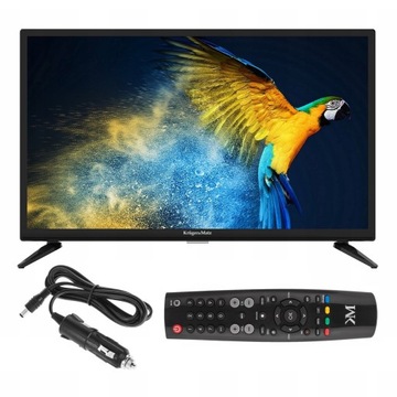 Телевизор для кемпера 24 дюйма USB DVBT2 HEVC 230 В 12 В