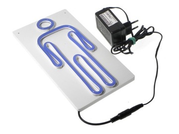 NWCPAN240 NEON LED FLEX WC PAN BLUE 240X128MM