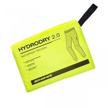 SHIMA HYDRODRY 2.0 BLACK FLUO водонепроницаемые мотоциклетные штаны БЕСПЛАТНО