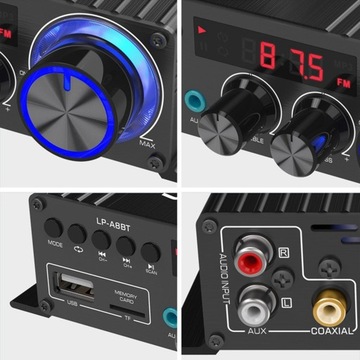 Lp-A8BT Wzmacniacz mocy audio, 2x30W 2 kanałowy
