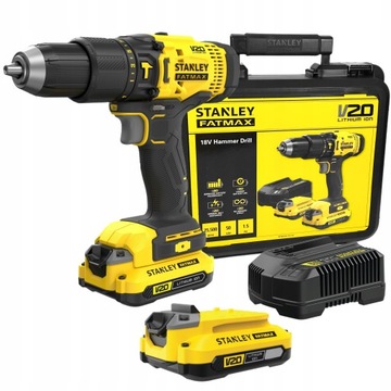 УДАРНАЯ ДРЕЛЬ STANLEY / ПРИВОДНАЯ 18 В 2x1,5 Ач