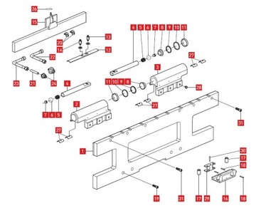 KAUP РОЛИК ПЕРЕДАЧИ 137555