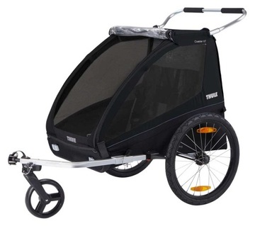 Przyczepka rowerowa wózek THULE Coaster XT 2-seat czarna