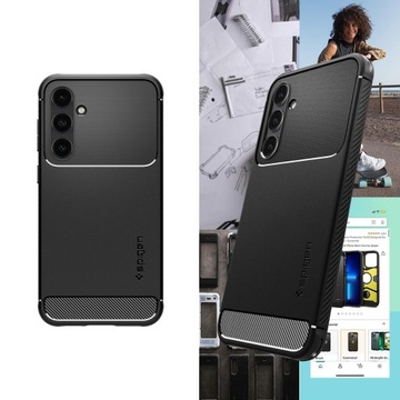 Чехол для Galaxy S23 FE, Spigen Rugged Armor, чехол, чехол, чехол, чехол