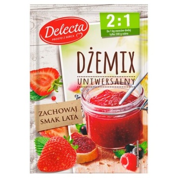DELECTA Dżemix 2:1=1kg owoców+dodaj cukier