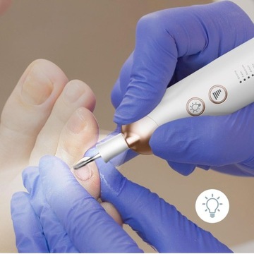 ЭЛЕКТРИЧЕСКАЯ ПИЛОЧКА ДЛЯ НОГТЕЙ 5 ШЕРЕНЦ СО СВЕТОДИОДНОЙ ПОДСВЕТКОЙ