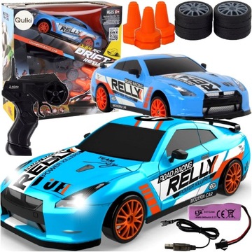 Samochód ZDALNIE STEROWANY RC 4x4 DRIFT Auto na Pilota do Driftu Pachołki