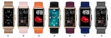 Женские часы SMARTWATCH SMS STEPS PL MENU PULSE
