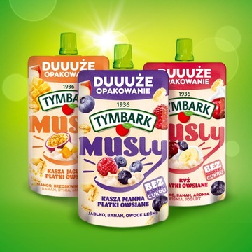 Musly Tymbark Мусс из маракуйи и манго 10х170г