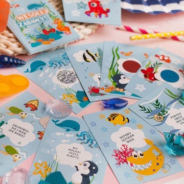 Скретч-карты, задания на день рождения для детей, 16 шт.